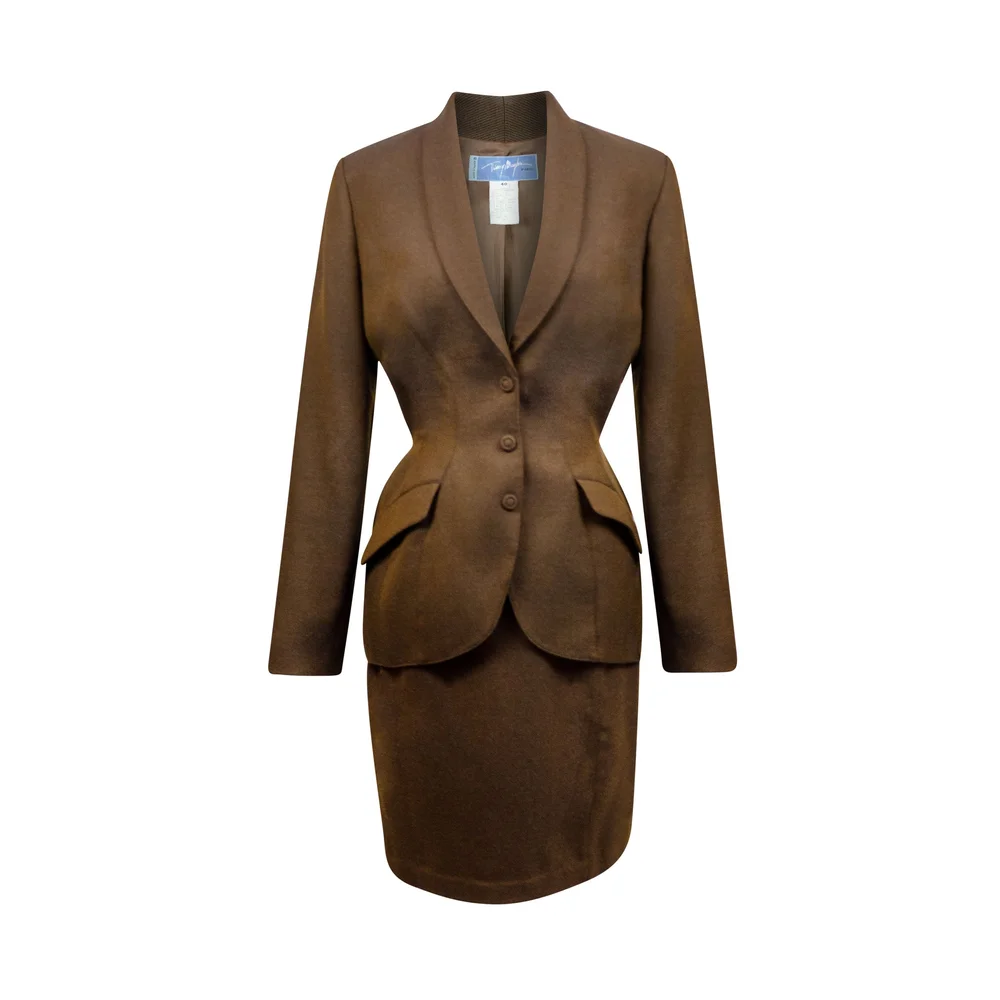 Thierry Mugler ブラウンジャケット Thierry Mugler ブラウンジャケット（お気に入りの Vintage
